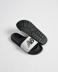 New Balance 200 Slides-White Black