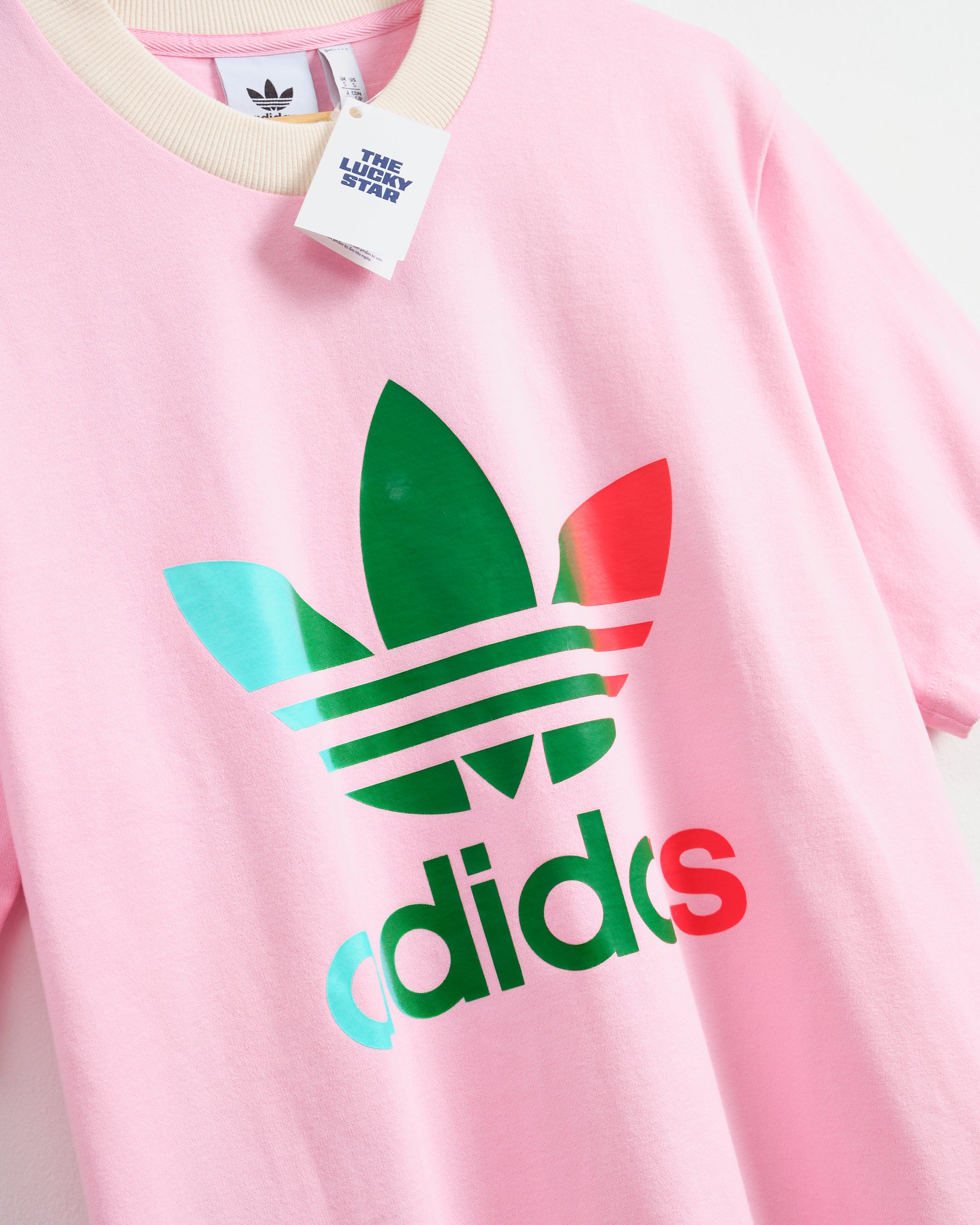 ADICOLOR 70S PREMIUM TREFOIL TEE-True Pink