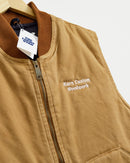 CARHARTT VEST-BROWN