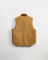 CARHARTT VEST-BROWN