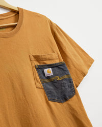 CARHARTT TEE-BROWN