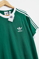 ADICOLOR CLASSICS 3 STRIPES T SHIRT-Dark Green