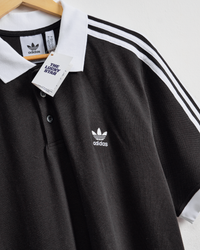 ADICOLOR CLASSICS 3 STRIPES POLO SHIRT-BLACK