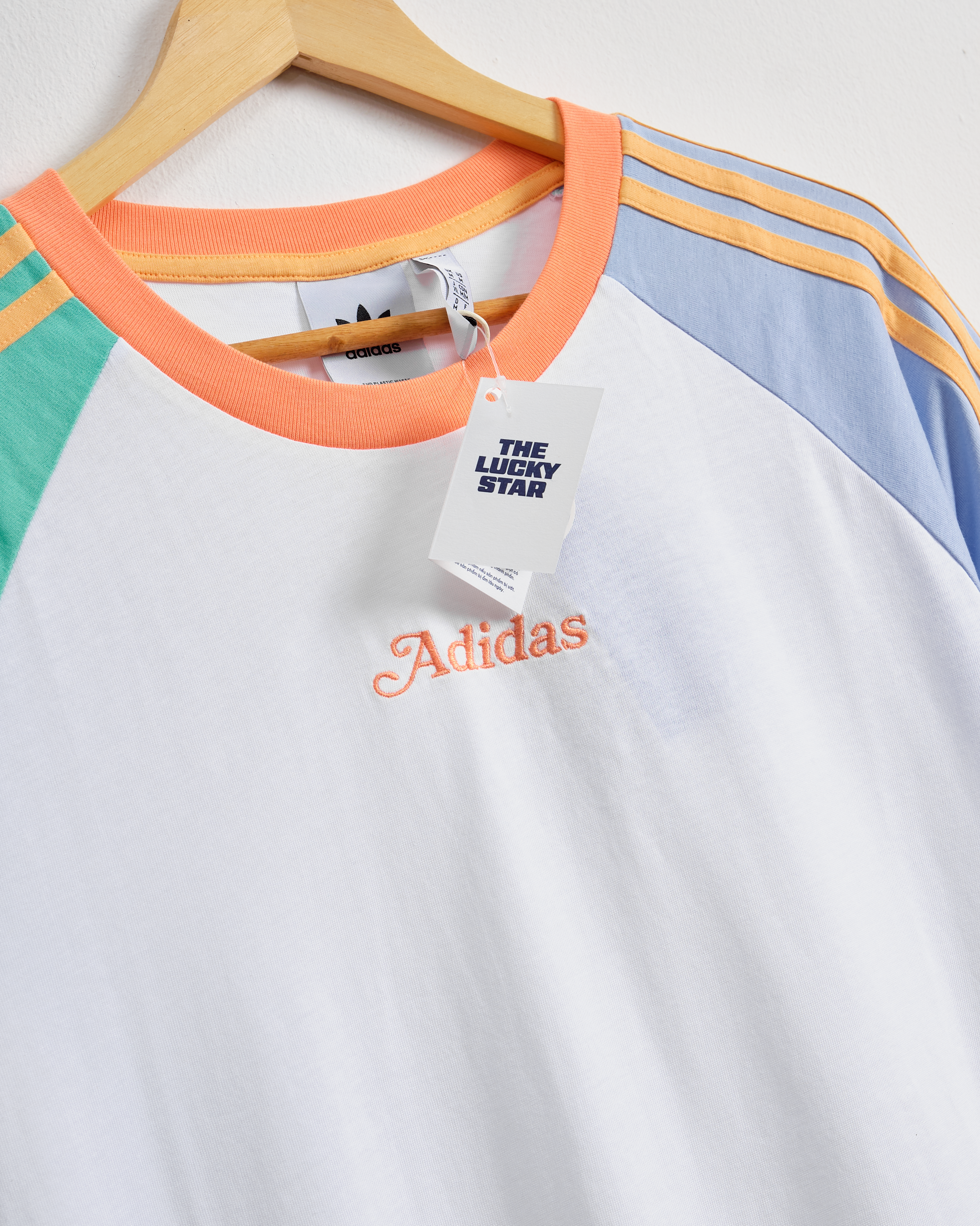 ADIDAS ENJOY SUMMER RAGLAN TEE-WHITE