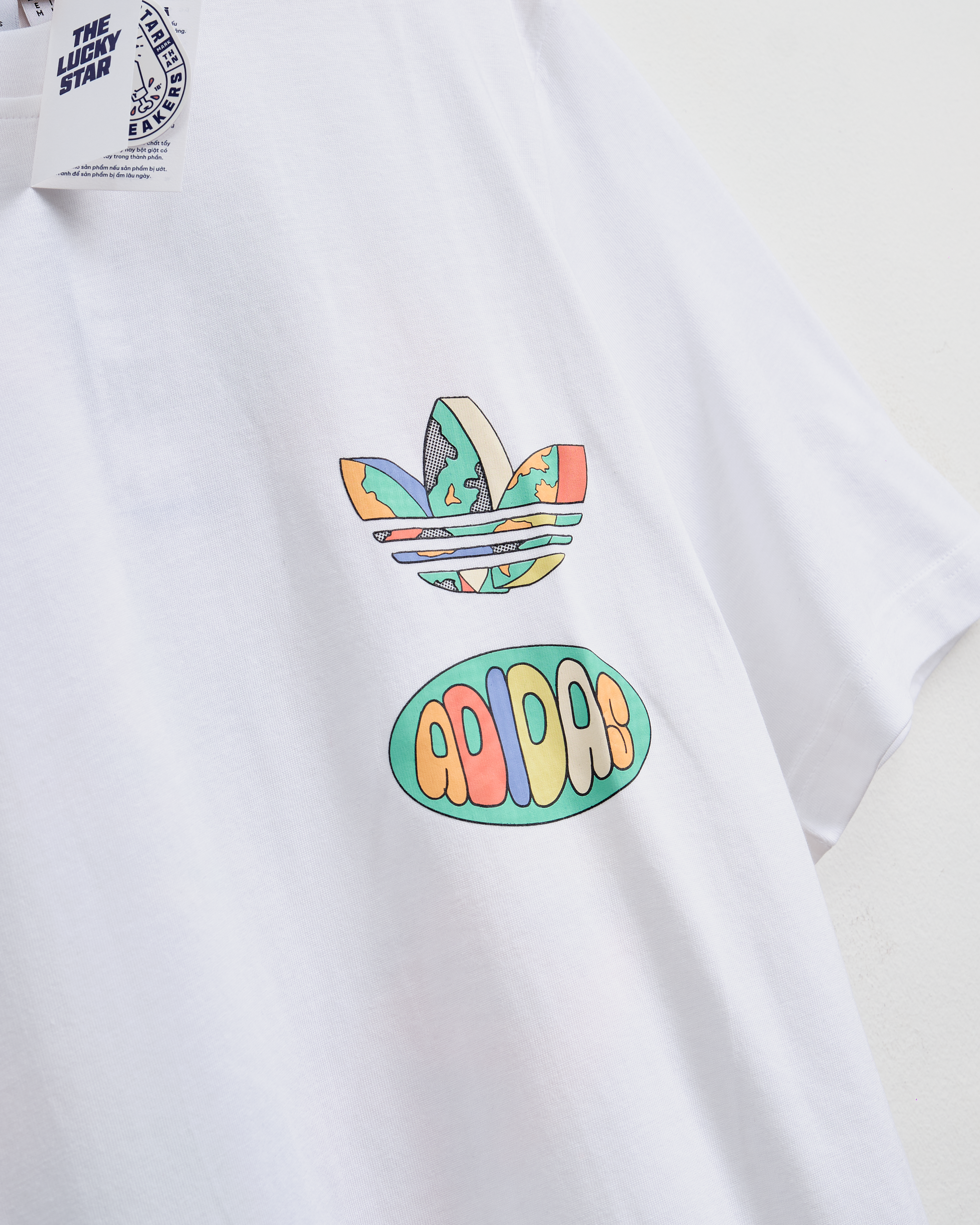 ENJOY SUMMER FRONT/BACK GRAPHIC TEE- White