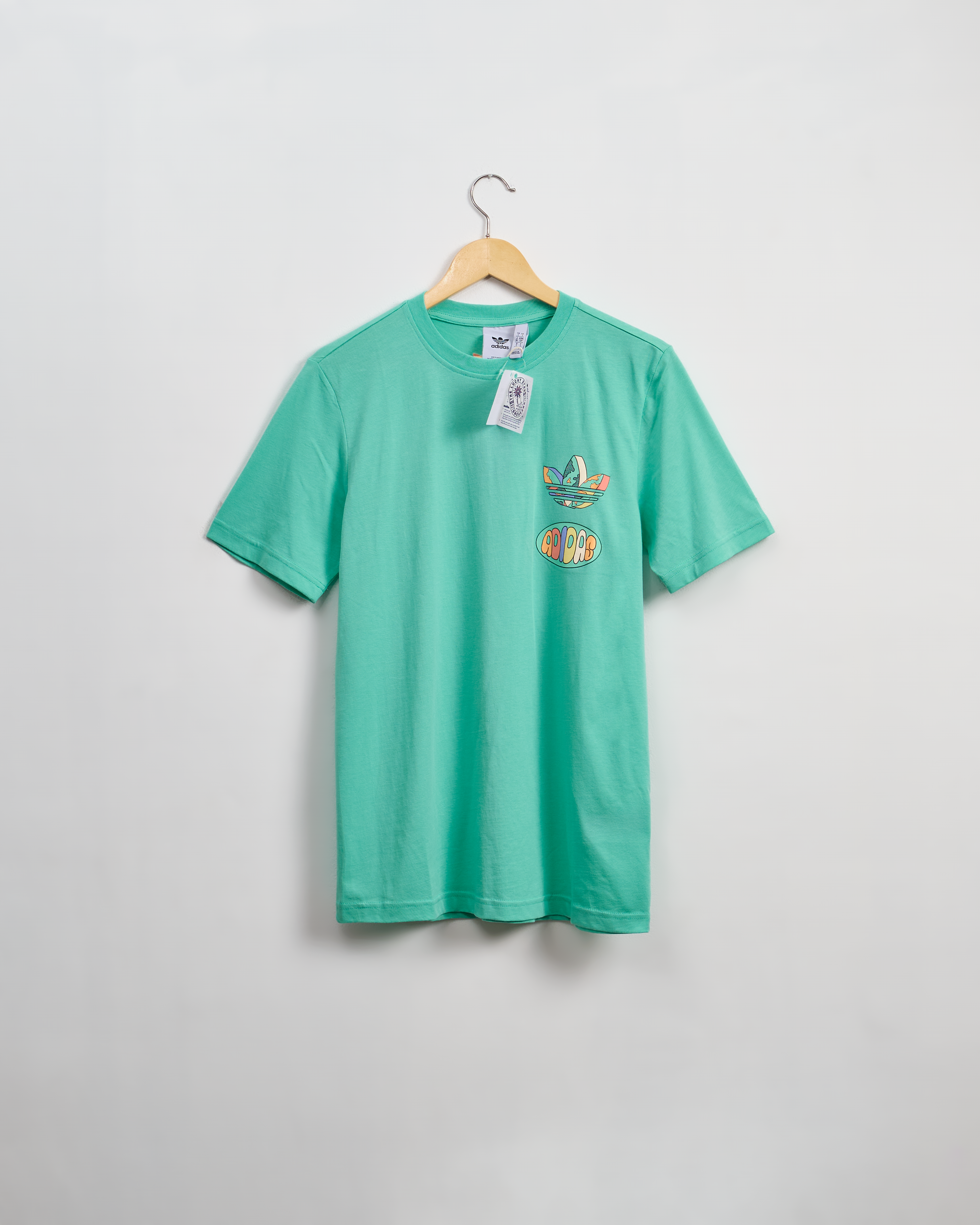 ENJOY SUMMER FRONT/BACK GRAPHIC TEE-Easy Green