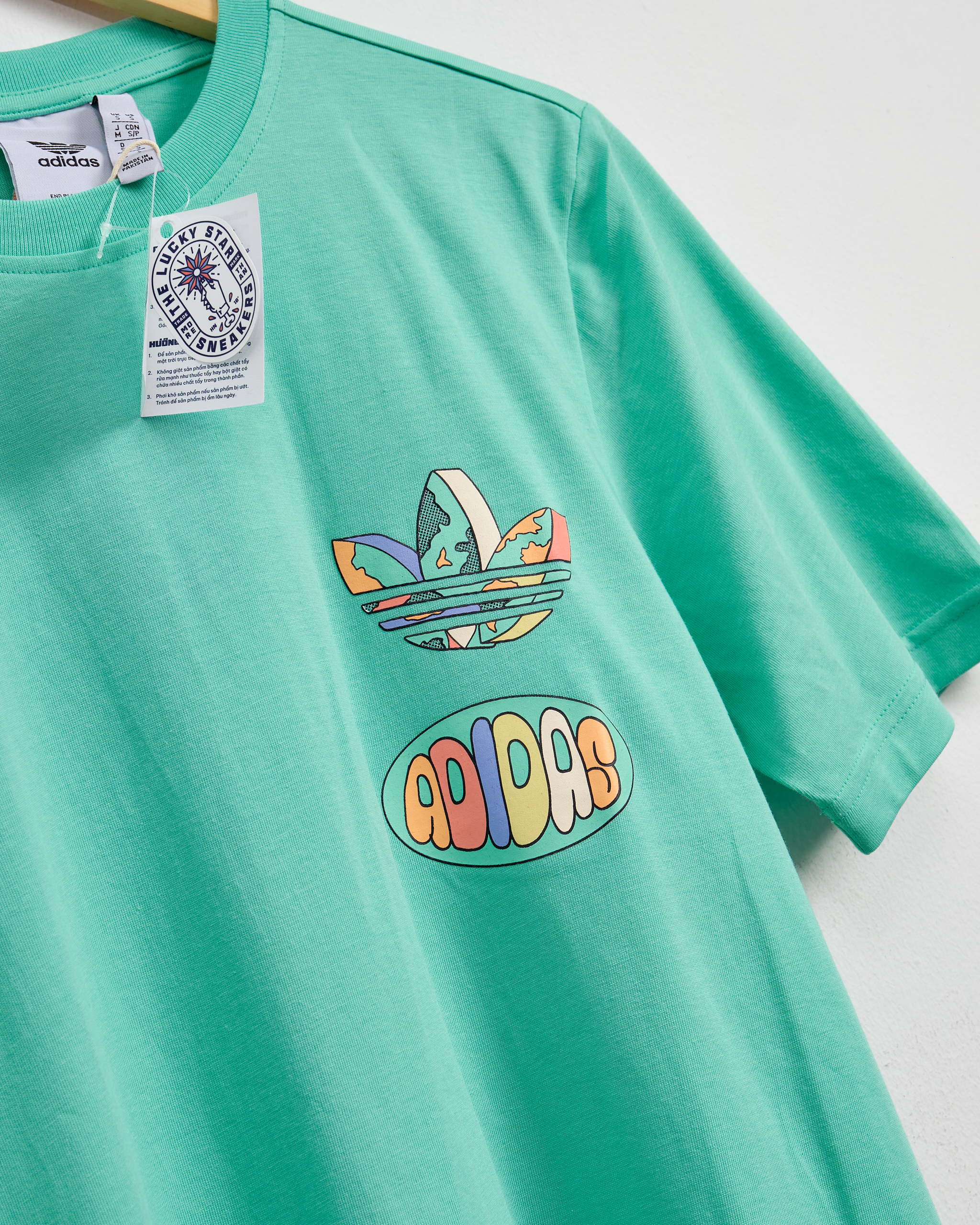 ENJOY SUMMER FRONT/BACK GRAPHIC TEE-Easy Green