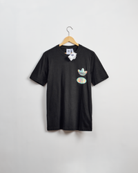 ENJOY SUMMER FRONT/BACK GRAPHIC TEE-Black