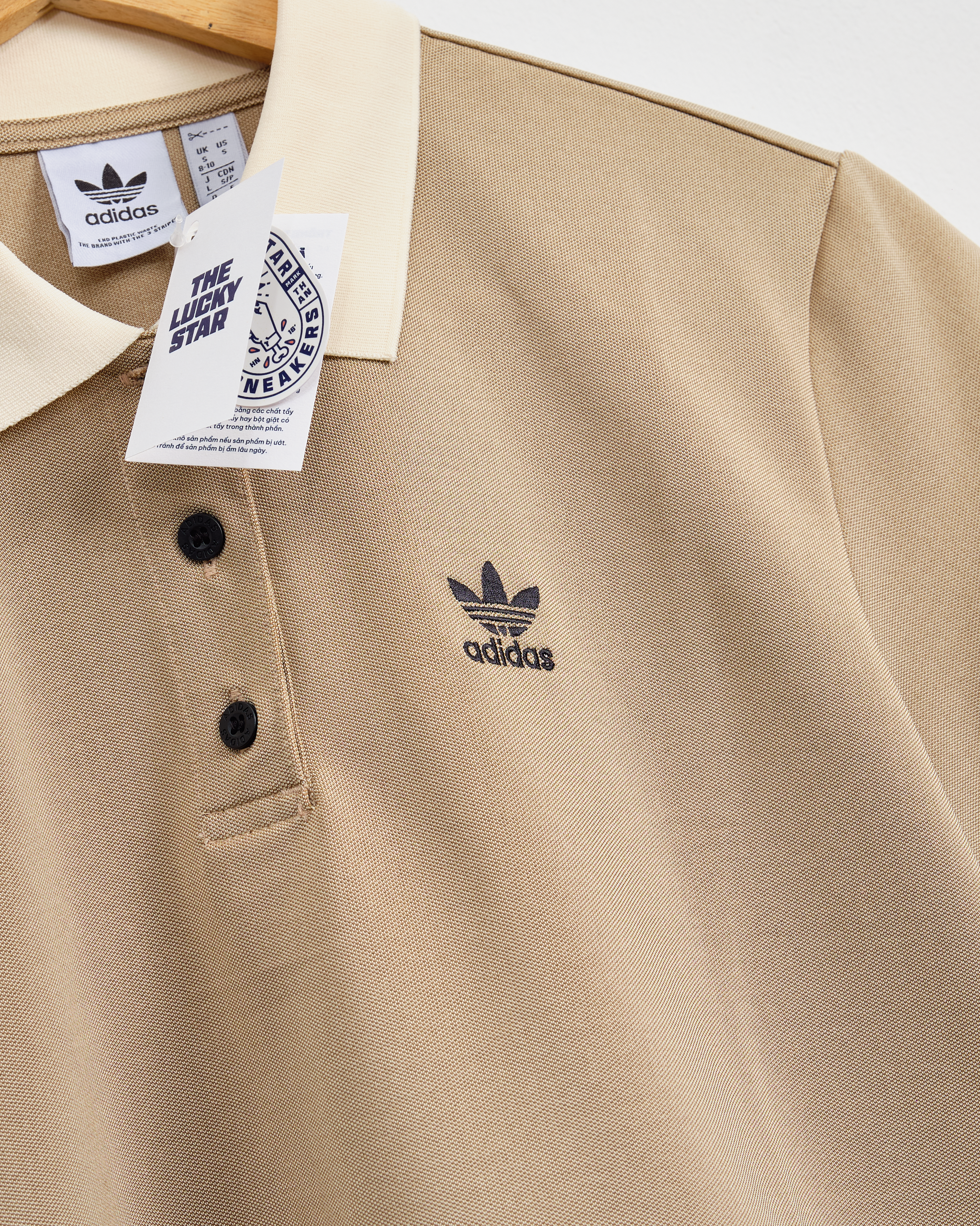 ADICOLOR 70S POLO SHIRT-Brown Desert