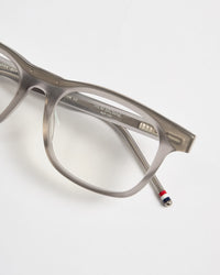 THOM BROWNE 50mm EYEGLASSES - Matte Grey/Silver