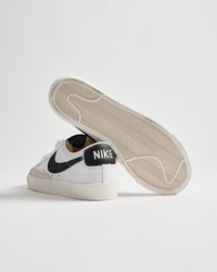 Nike Blazer Low 77 White Black (W)-WHITE/SAIL/WHITE/BLACK