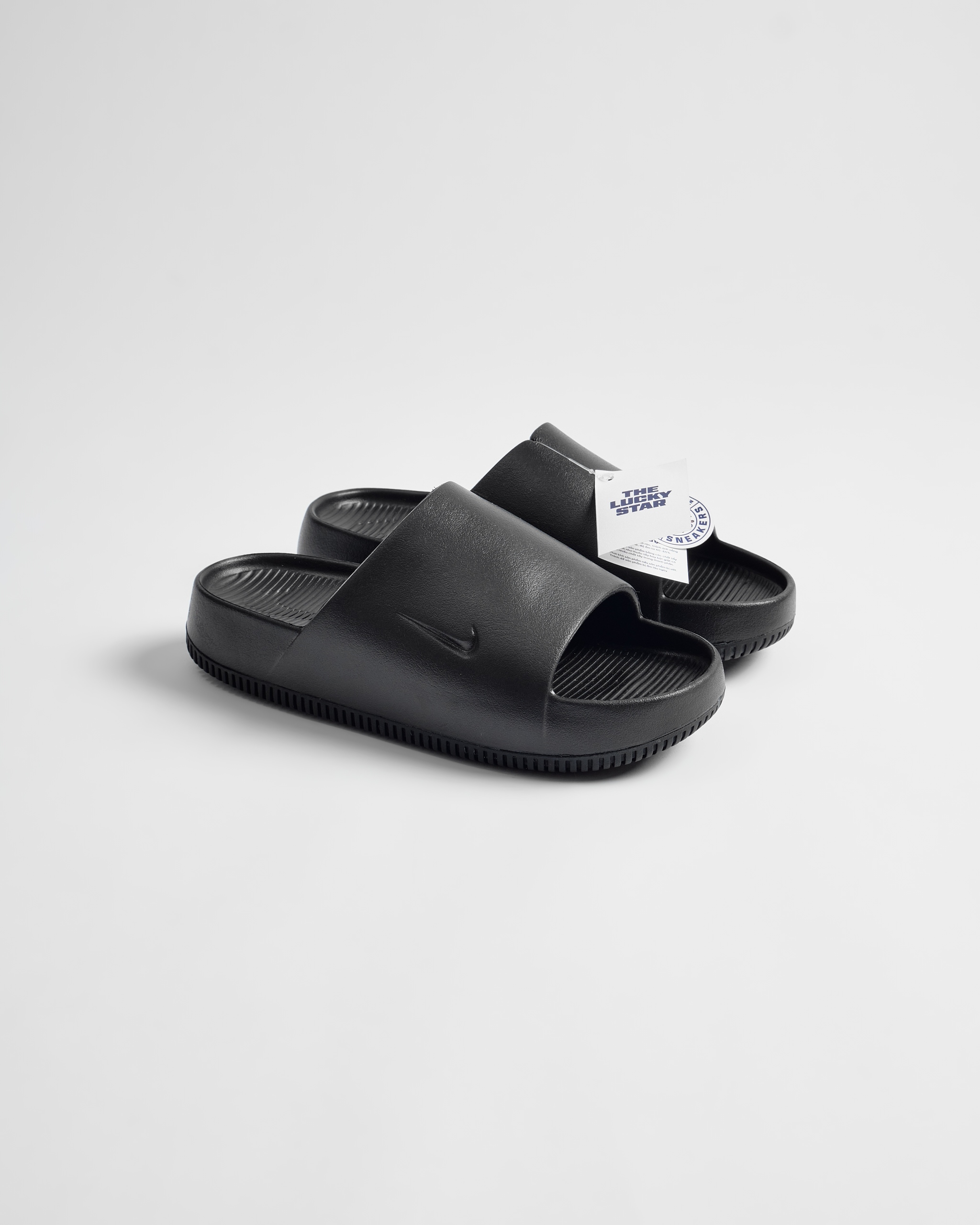 Nike Calm Slide Black (Women's)-BLACK