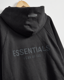 Fear of God Essentials Crewneck Hoodie-BLACK