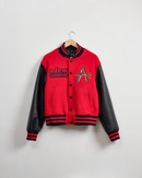 AFGK Stadium Jacket-BLACK / RED