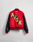 AFGK Stadium Jacket-BLACK / RED