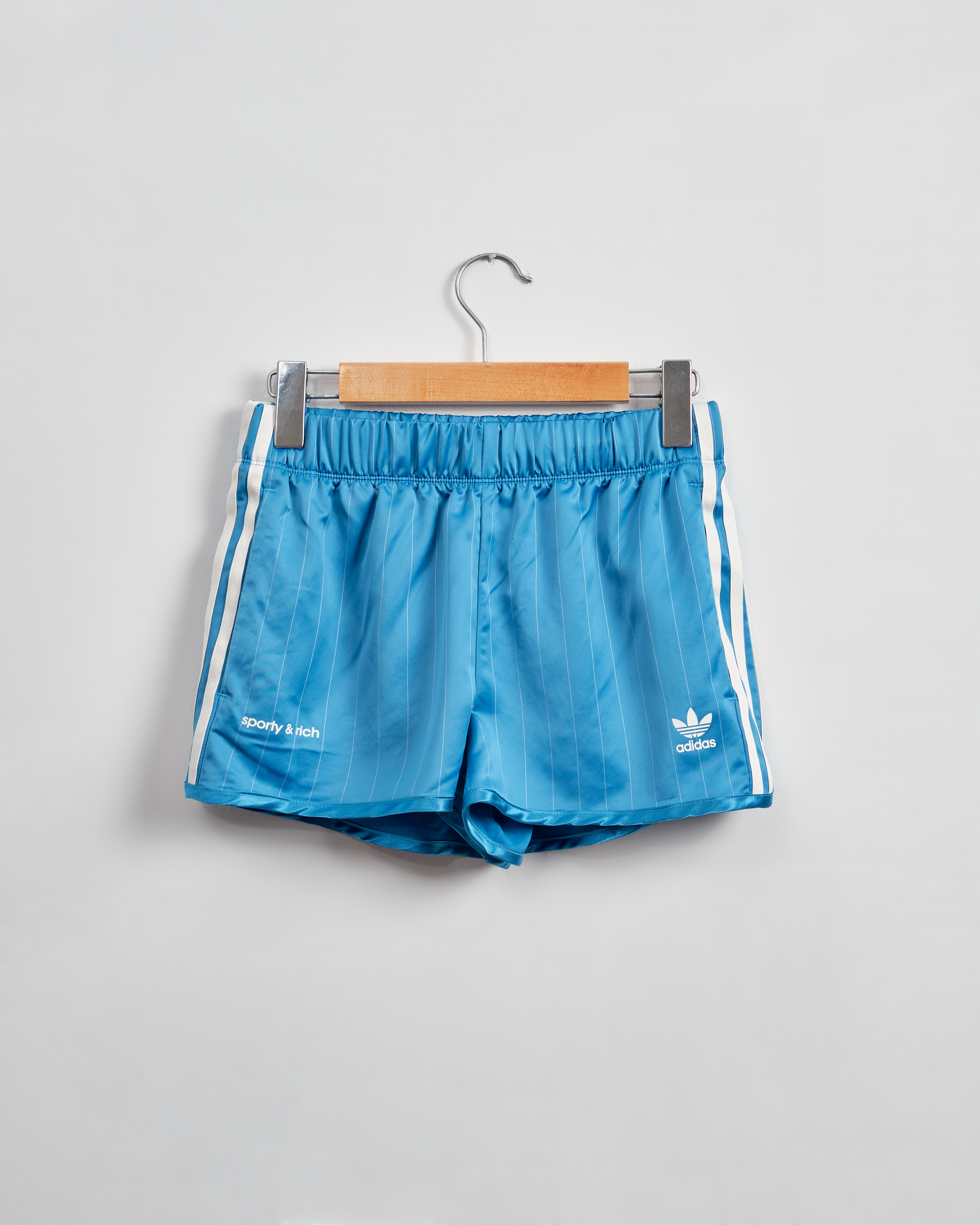 ADIDAS X SPORTY &amp; RICH SHORTS-Clear Sky