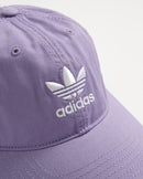 RELAXED STRAP-BACK HAT-PURPLE