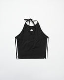 HALTER-NECK TANK TOP-BLACK