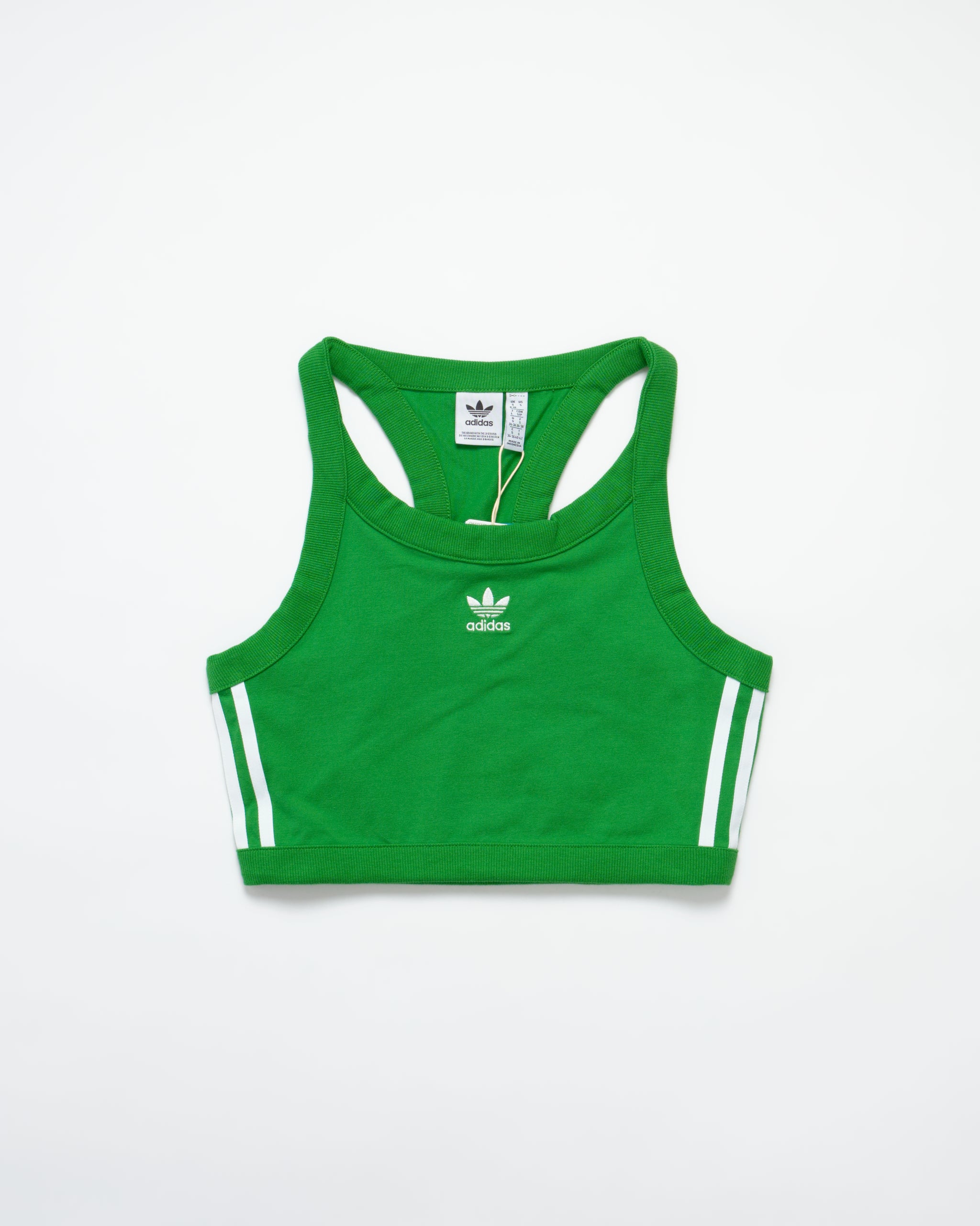 ADICOLOR CLASSICS 3-STRIPES SHORT TANK TOP-GREEN