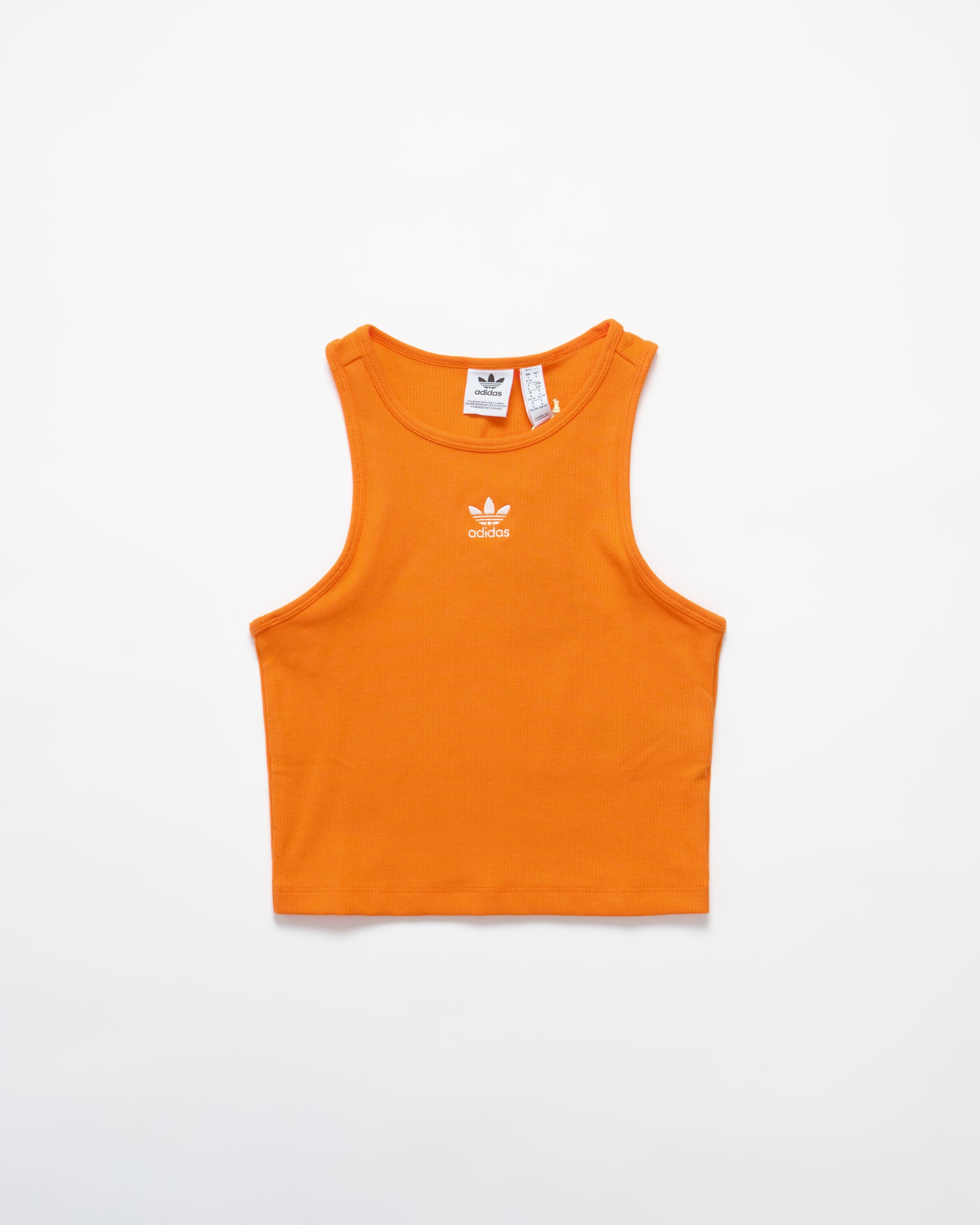 ESSENTIALS RIB TANK TOP-ORANGE