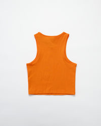 ESSENTIALS RIB TANK TOP-ORANGE