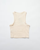 ESSENTIALS RIB TANK TOP_Wonder White