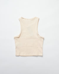 ESSENTIALS RIB TANK TOP_Wonder White