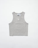 ESSENTIALS RIB TANK TOP-GREY