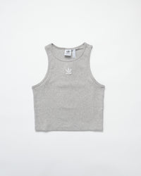 ESSENTIALS RIB TANK TOP-GREY