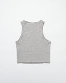 ESSENTIALS RIB TANK TOP-GREY