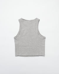 ESSENTIALS RIB TANK TOP-GREY