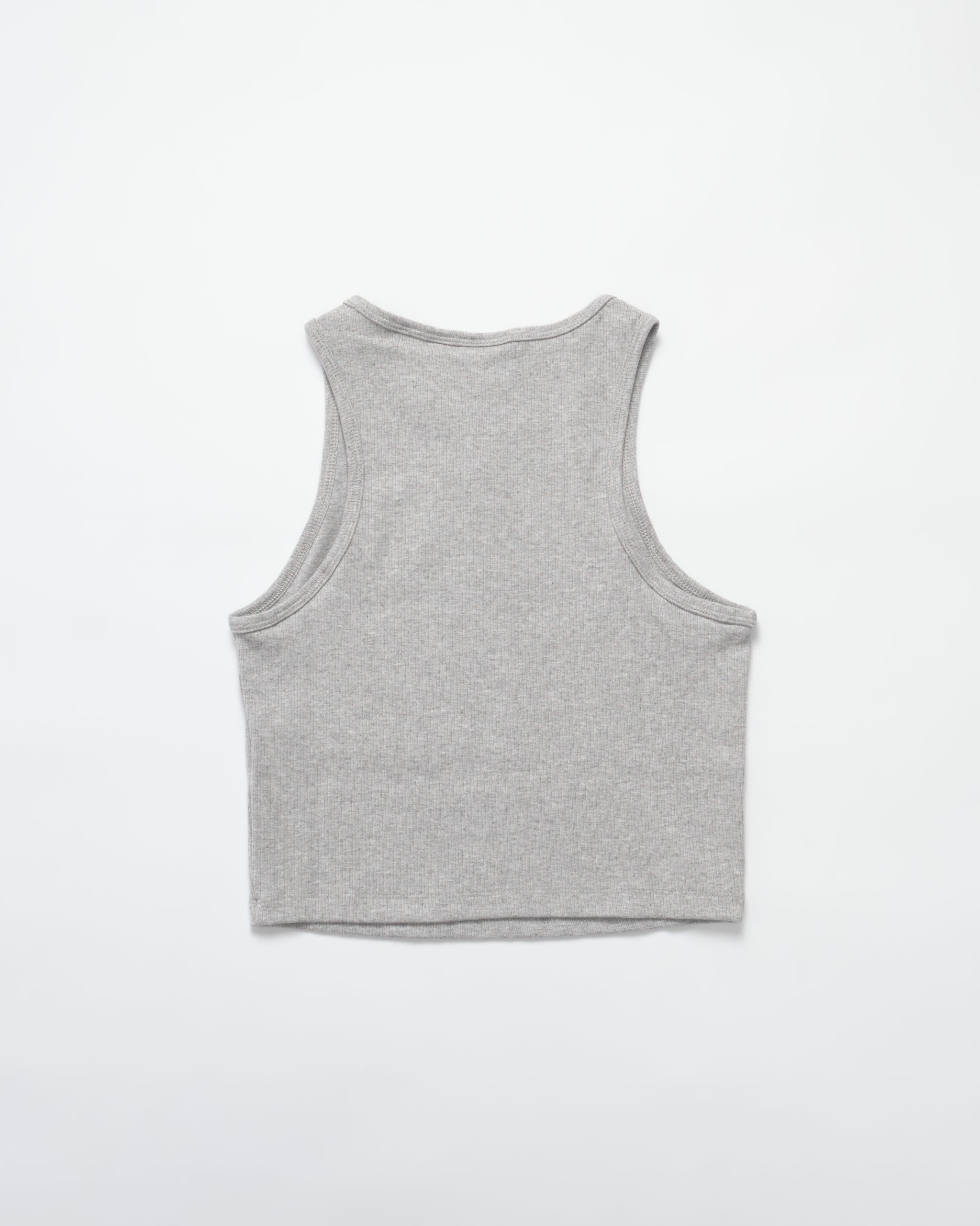 ESSENTIALS RIB TANK TOP-GREY