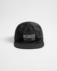 BILLIONAIRE BOYS CLUB 5 PANEL STRAIGHT LOGO CAP-BLACK