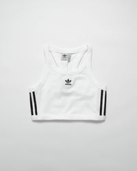 ADICOLOR CLASSICS 3-STRIPES SHORT TANK TOP-WHITE