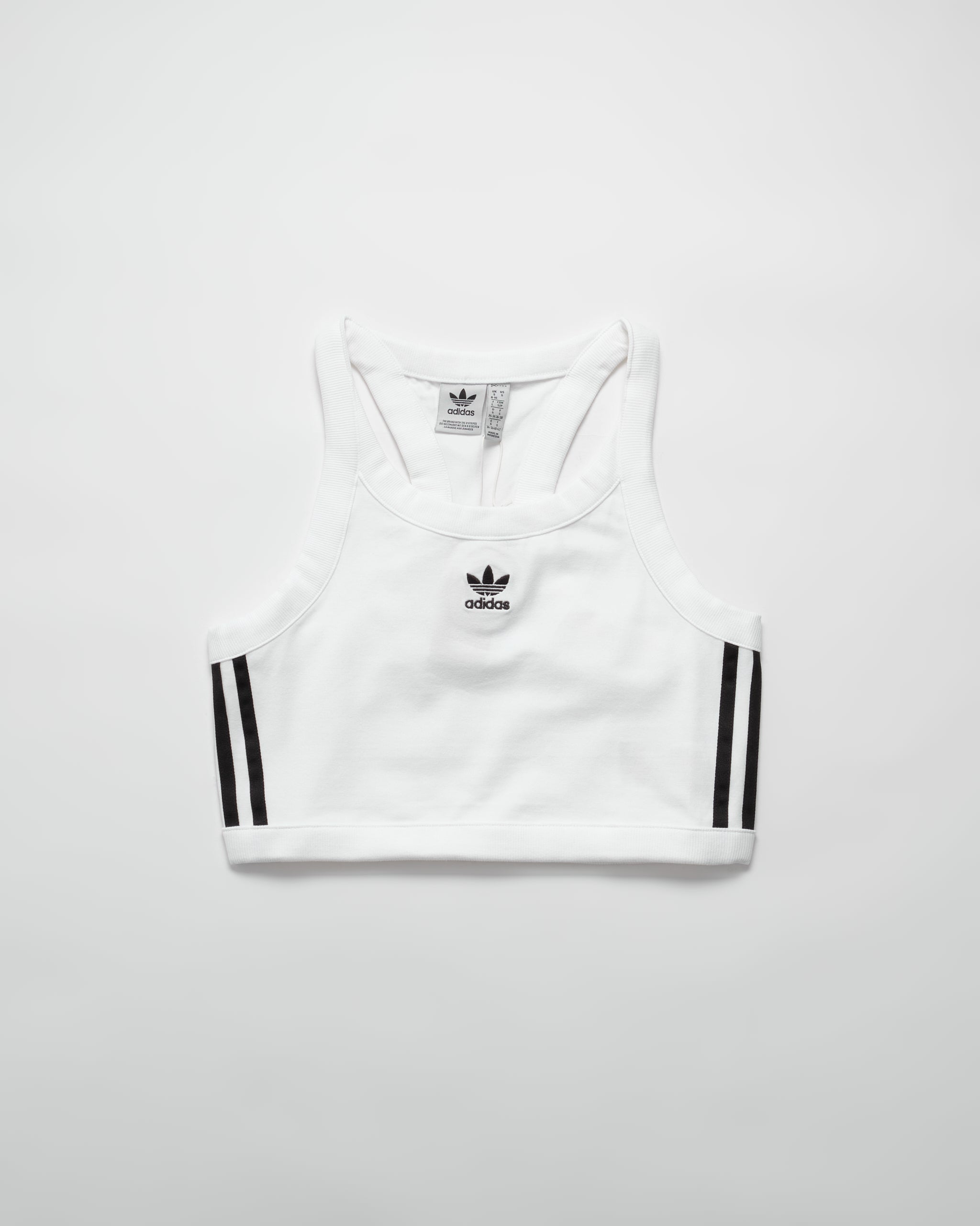 ADICOLOR CLASSICS 3-STRIPES SHORT TANK TOP-WHITE