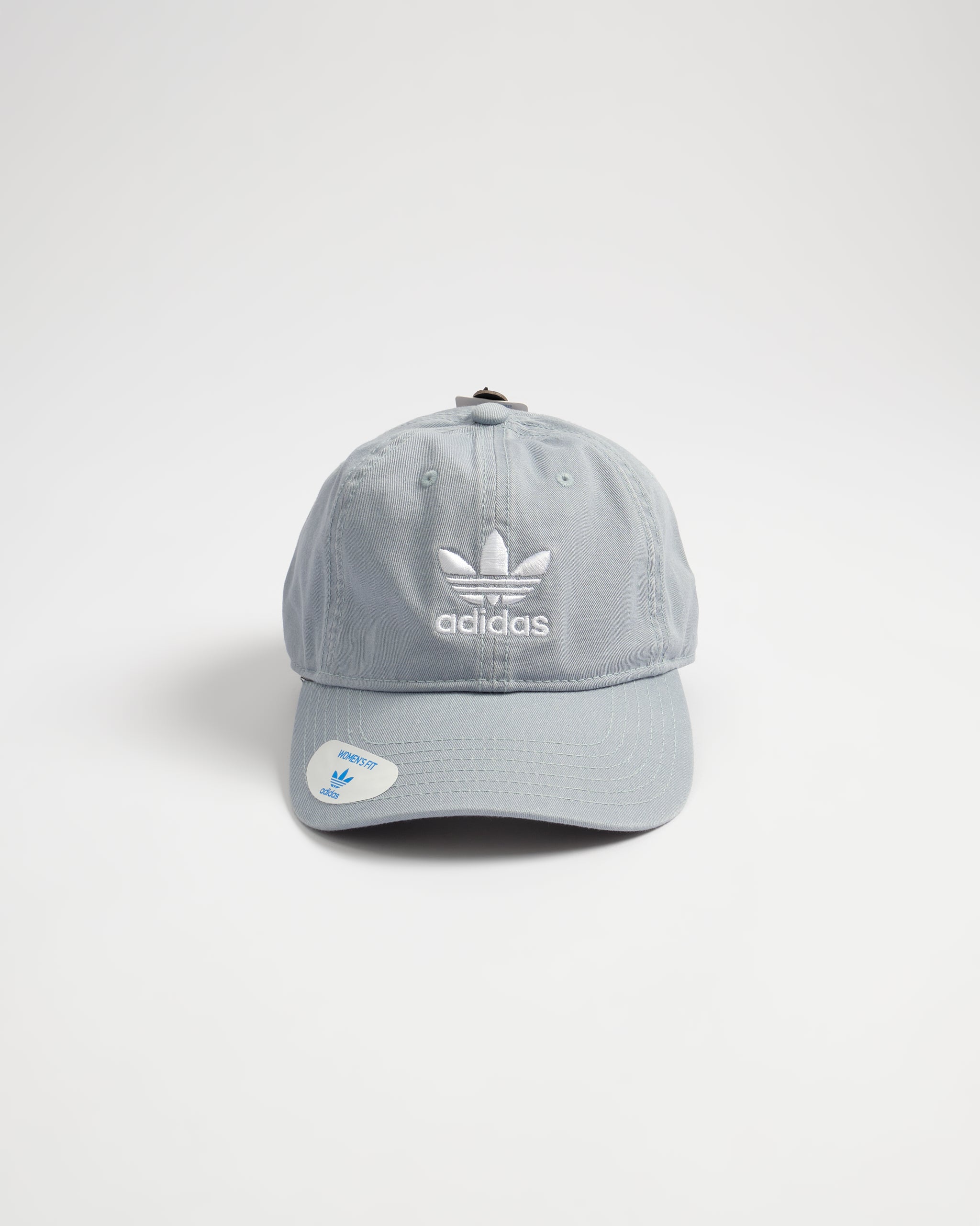 RELAXED STRAP-BACK HAT-Light Grey