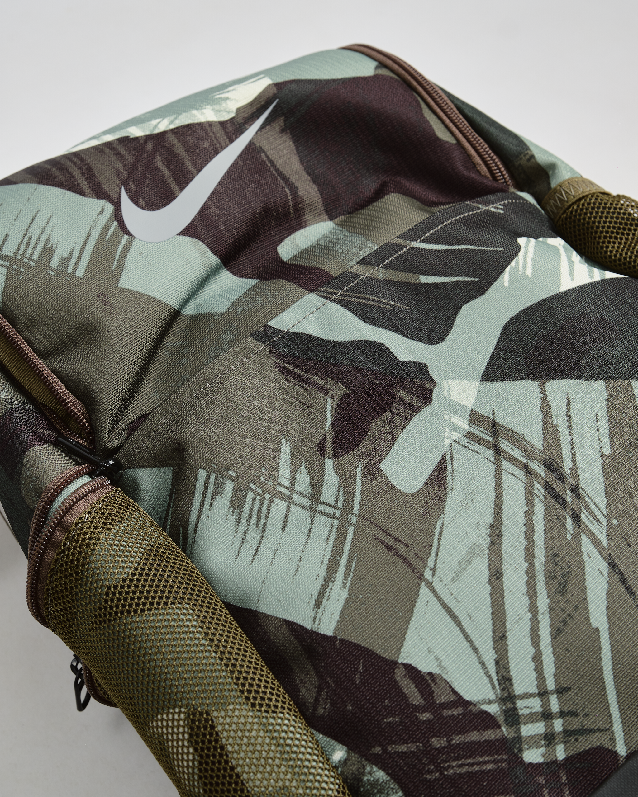 Nike Brasilia Printed Backpack-Medium Olive