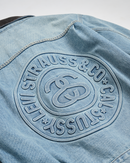 Stussy x Levi's Embossed Praglad Trucker JacketStussy-Rugged-Blue