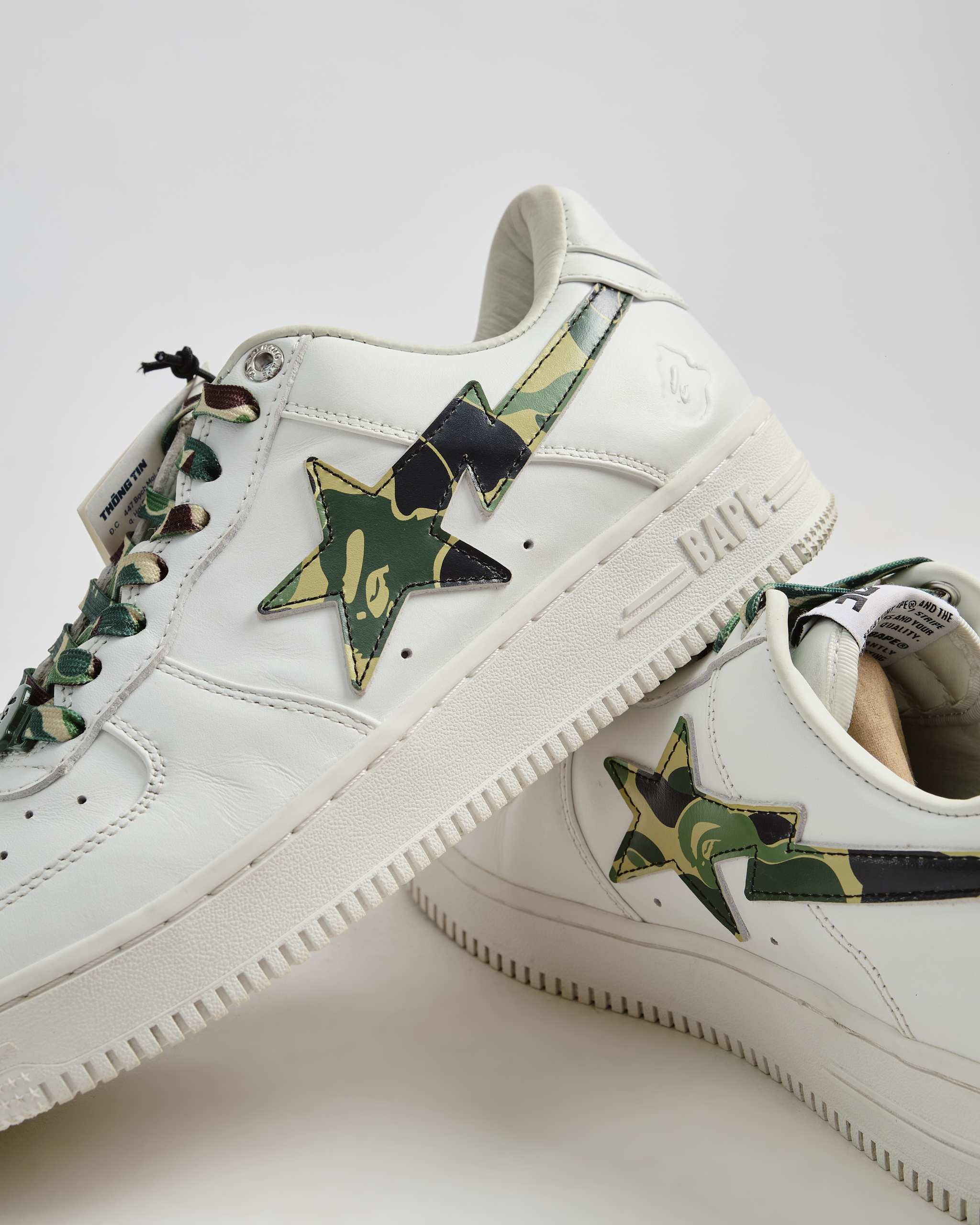 A Bathing Ape Bape Sta-ABC Camo White Green (2022)