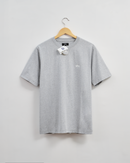 Stussy Stock Logo Short_Sleeve Crew-Grey