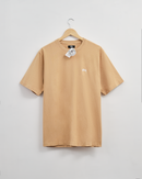 Stussy Stock Logo Short_Sleeve Crew-Tan