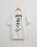 Nike x Stussy Peace, Love, Swoosh Tshirt-White