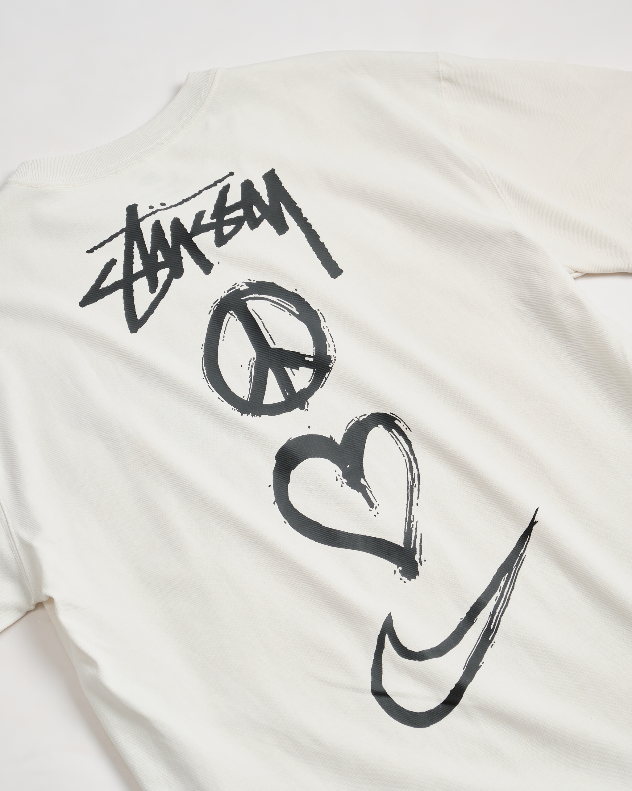 Nike x Stussy Peace, Love, Swoosh Tshirt-White