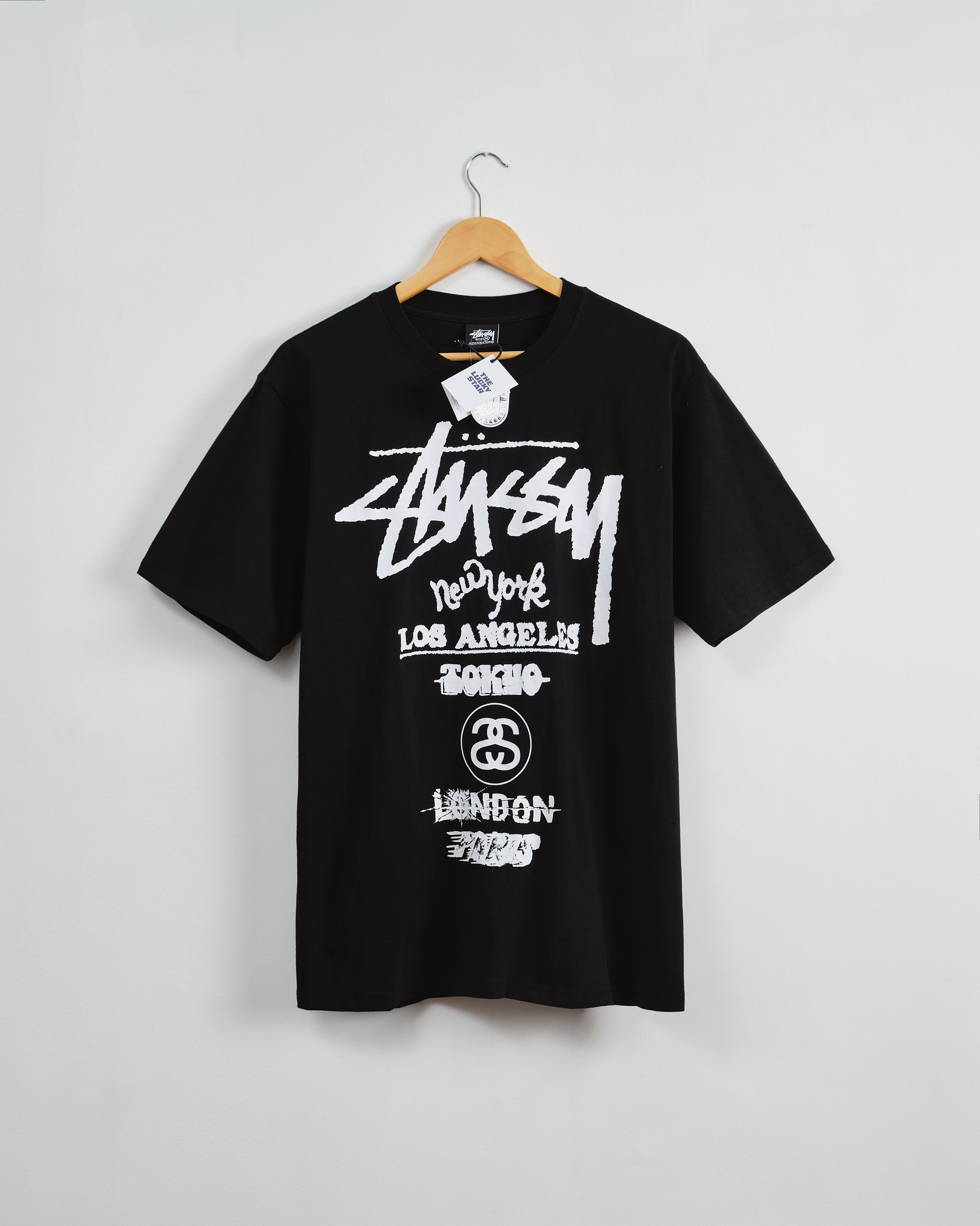 Stussy Tour Tee-BLACK