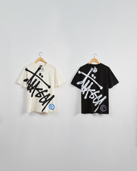 STUSSY BIG BASIC PIGMENT DYED TEE-BLACK