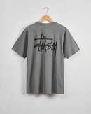 Stussy Basic Pigment Dyed Tee-GREY