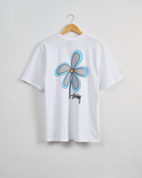 Stussy Wishlist Flower Tee-WHITE