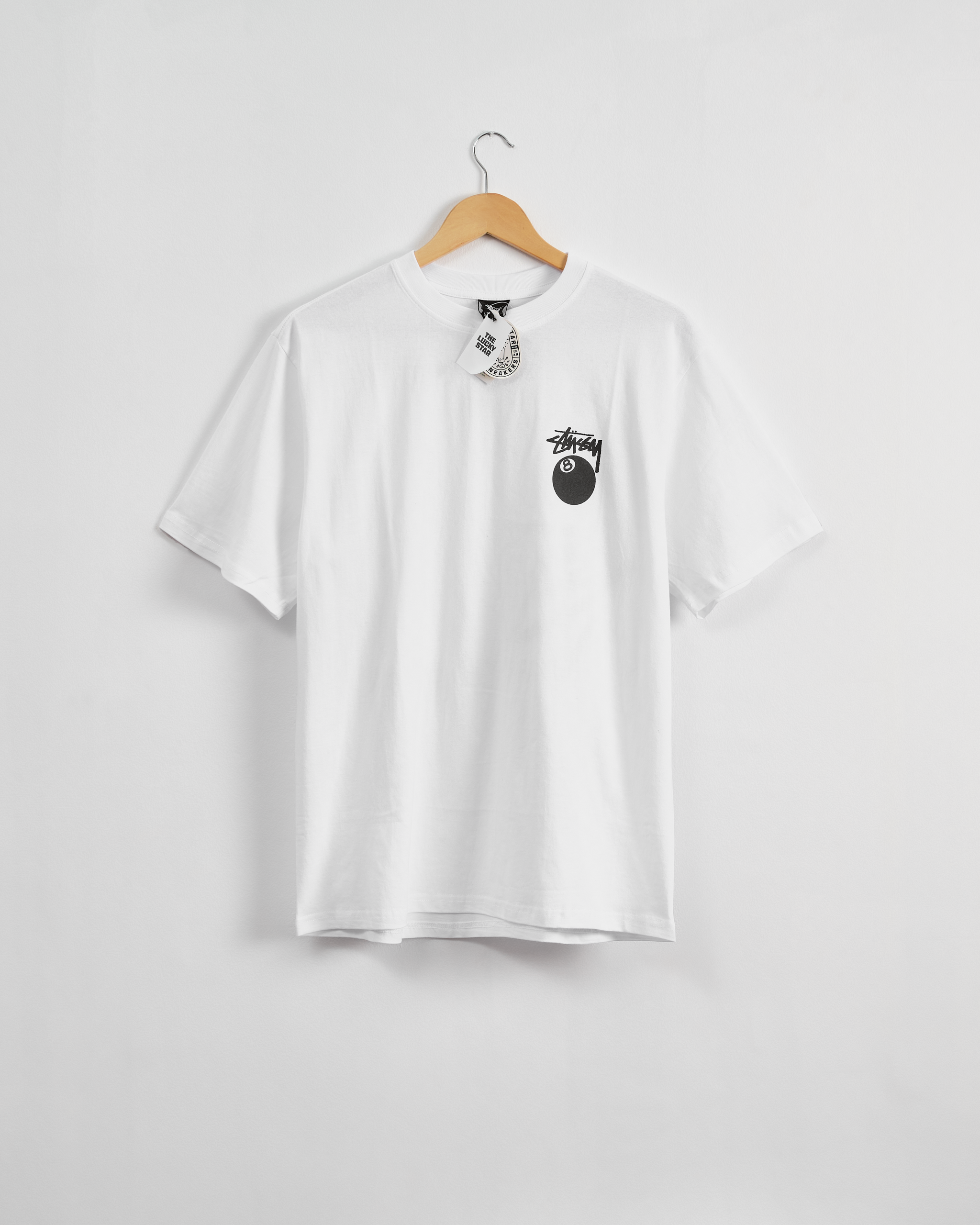 Stussy Billiards Tee-WHITE