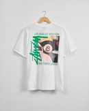 Stussy Billiards Tee-WHITE