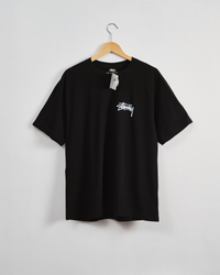 STUSSY READ EM' N' WEEP PIGMENT DYED TEE-BLACK